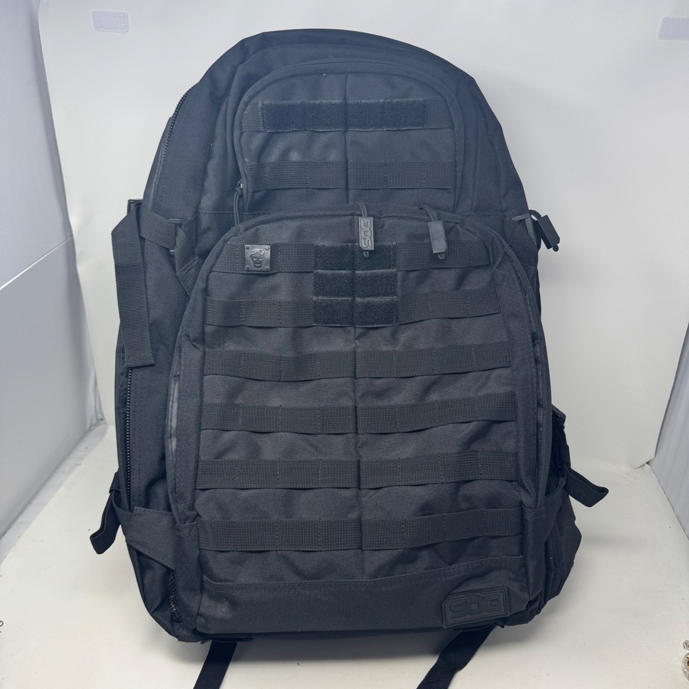 SOG Barrage Tactical Internal Frame Backpack, 64.3-Liter Storage, Black